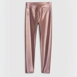 GapFit Kids Metallic Leggings in Pink Size S (6-7)
